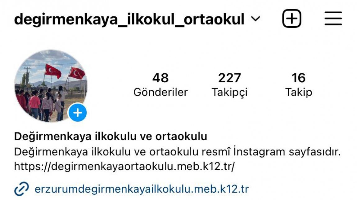 Okulumuz resmi instagram hesabı aktif olarak kullanılmaktadır.